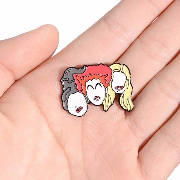 HOCUS POCUS Pin Faceless Witches Winnie Mary Sarah - Picture 2 of 4